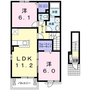 アルモニー【2階】の間取り