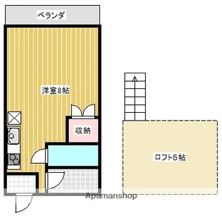 プラティスタ本町【302号室】の間取り