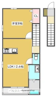 FOUR SEASONS 佐伯【201号室】の間取り