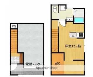 TORINO桝形【B号室】の間取り