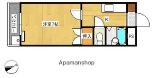メゾン・ド・マーク【206号室】の間取り