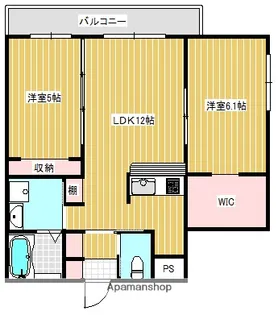 ニーノ元町【401号室】の間取り