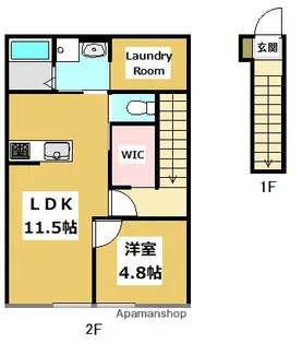 ROCCA【206号室】の間取り