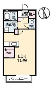 ベルクかなみ【103号室】の間取り