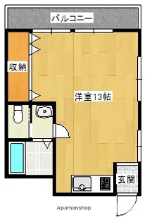 秋田マンション【401号室】の間取り