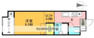 ABCタケワラコート【205号室】の間取り