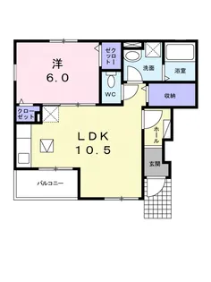 エタン・リジエールⅡ A【1階】の間取り