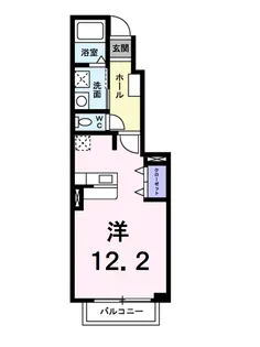 ラフレシールはなみずき【1階】の間取り