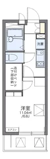 レオパレス辻町Ⅱ【206号室】の間取り