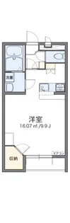 レオパレス蒼 Ⅰ【205号室】の間取り