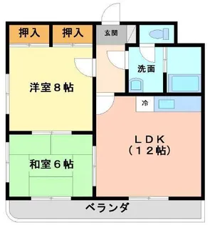 プロムナードハイツ【301号室】の間取り