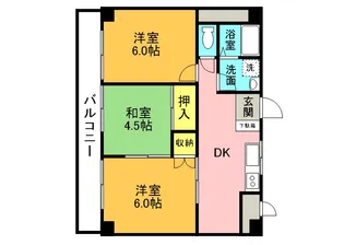 今井マンション【602号室】の間取り