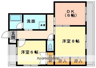 天山運輸ビル【302号室】の間取り