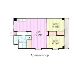 シティーマンション【3階】の間取り