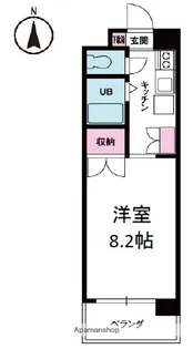 ジョイフル第2朝生田【2階】の間取り