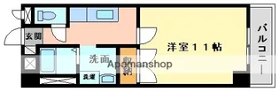 ロイヤルハイツ朝生田【303号室】の間取り