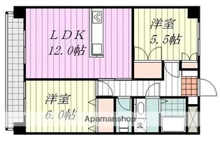 白石グランドハイツ【301号室】の間取り