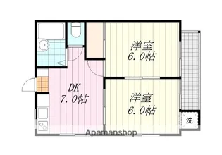 メゾン優【2階】の間取り