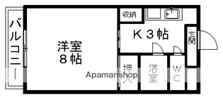 ジョイフル第5中村【301号室】の間取り