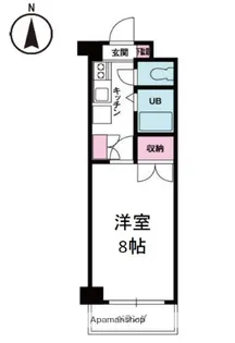 ジョイフル第5中村【4階】の間取り