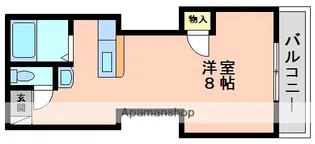 パルフェ八坂【402号室】の間取り