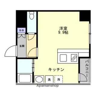 大手町ジョア【9階】の間取り