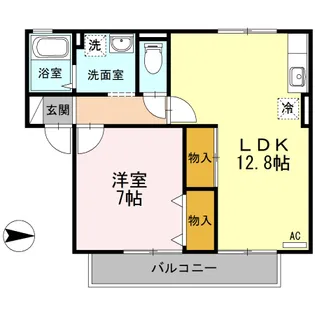 メゾン・エタニティ【202号室】の間取り