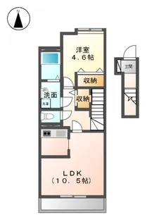 エンジェルハイム・パイン【202号室】の間取り