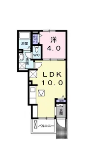 グレイス ヌーヴォー E【1階】の間取り