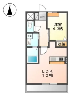 LAVITA【201号室】の間取り