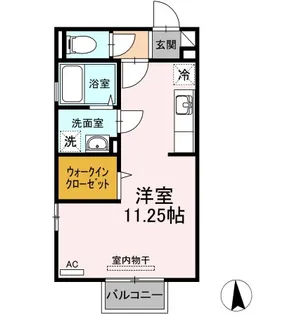 スウィート ベル【203号室】の間取り