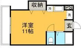 GEN持田館【102号室】の間取り