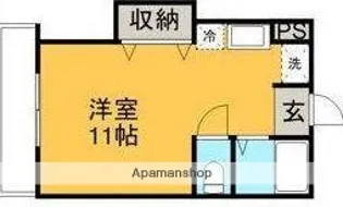 GEN持田館【201号室】の間取り