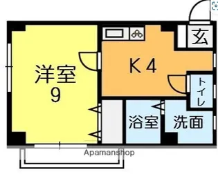 ペスコスターニョC棟【103号室】の間取り