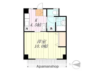 ビッグベンビル【203号室】の間取り