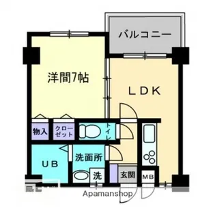 大進第五ハイツ【103号室】の間取り