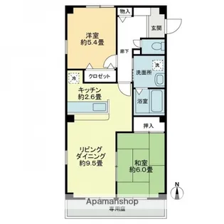 フォブールMIYAZAKI【103号室】の間取り