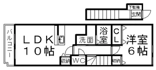 Mフラン【2階】の間取り