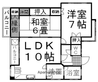 森田ビル【301号室】の間取り
