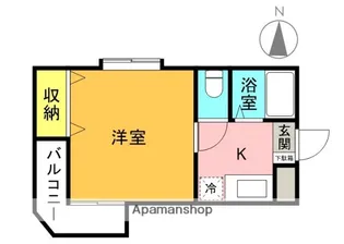 GEN重信館【201号室】の間取り