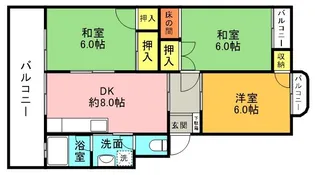 持田ハイツ【105号室】の間取り
