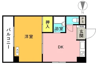メゾンドジュネス【501号室】の間取り