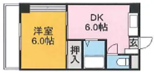 メゾンドジュネス【302号室】の間取り