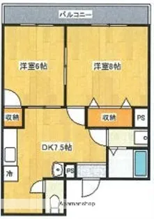 眞和ビル【403号室】の間取り