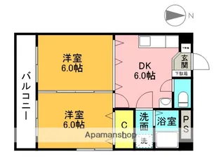 眞和ビル【302号室】の間取り