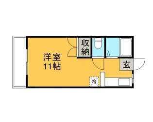 ハイツ冨永【202号室】の間取り