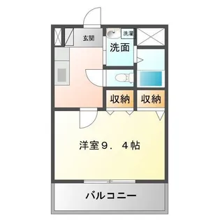 マリベール【1階】の間取り