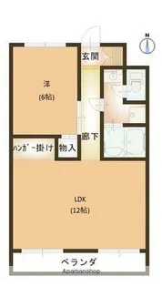 コーポ柳井【302号室】の間取り