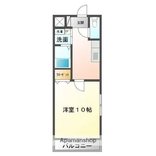 マリベールウイング【202号室】の間取り