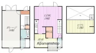 M’S GARAGE【1階】の間取り